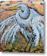 Fluffy Feathers Metal Print