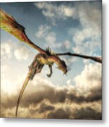 Flying Dragon, Death From Above Metal Print