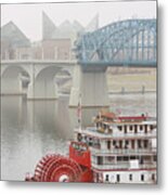 Foggy Chattanooga Metal Print