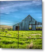 Folsom Barn Metal Print