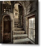 Fonthill Castle Stairwell Metal Print