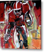 Football Run Metal Print