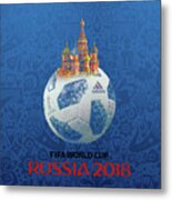 Football World Cup In Russia Metal Print