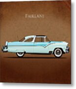 Ford Fairlane 1955 Metal Print