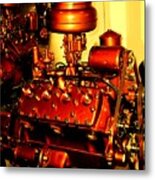 Ford V8 Metal Print