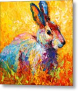 Forest Bunny Metal Print