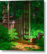 Forest Gateway Metal Print