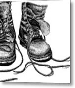 Forester's Boots Metal Print