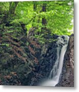 Forsakar Waterfall In Skane Metal Print