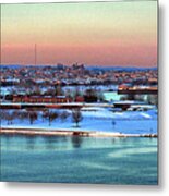 Fort Mchenry Shrouded In Snow Metal Print