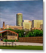 Fortworth Texas Cityscape Metal Print