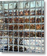 Fractured Reflections Metal Print