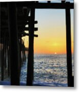 Framing The Sunrise Metal Print