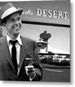 Frank Sinatra in Las Vegas Metal Print