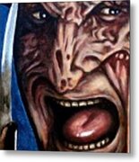 Freddy Up Close And Personal Metal Print