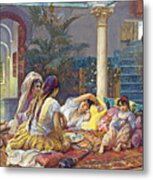 Frederick Arthur Bridgman Harem Metal Print