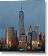 Freedom Tower At Dusk Metal Print