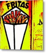 French Fries Santiago Style Metal Print
