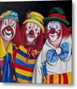 Friends Forever In Laughter Metal Print