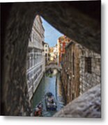 From The Bridge Of Sighs Venice Italy Metal Print