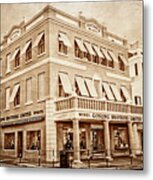 Front Street In Bermuda Metal Print