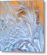 Frost Patterns On Window Metal Print