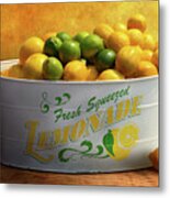 Fruit - Lemons - When Life Gives You Lemons Metal Print