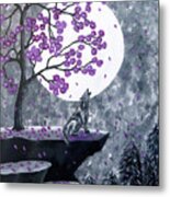 Full Moon Magic Metal Print