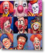 Fun Real Clowns Metal Print