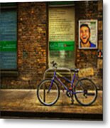 Gaiety Bicycle Metal Print