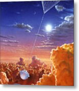 Galileo Space Probe Metal Print