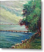 Garda Lake -lago Garda Metal Print