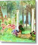 Garden Gate Metal Print