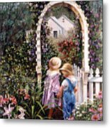 Garden Gate Metal Print