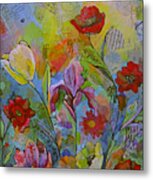Garden Of Intention - Triptych Right Panel Metal Print