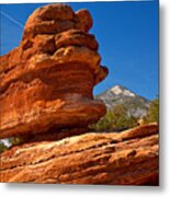 Garden Of The Gods Balanced Rock Metal Print