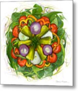 Garden Salad Metal Print