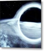 Gargantua, The Black Hole Metal Print