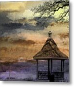 Gazebo And Lake Metal Print