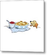 Gefilte Fish Metal Print