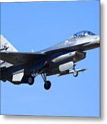 General Dynamics F-16c Fighting Falcon 309fs Wild Ducks Luke Afb December 1 2010 Metal Print