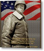 General George S Patton Metal Print