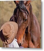 Gentle Giant Metal Print by Michelle Wrighton