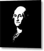 George Washington Black And White Metal Print