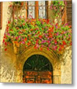 Gerani Coloriti Metal Print