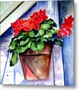 Geraniums Metal Print