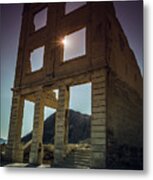 Ghost Town Structure Metal Print