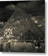 Ghosts Of The Louvre Metal Print
