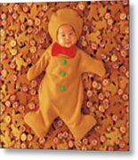 Gingerbread Baby Metal Print