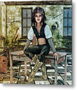 Gipsy Girl Metal Print